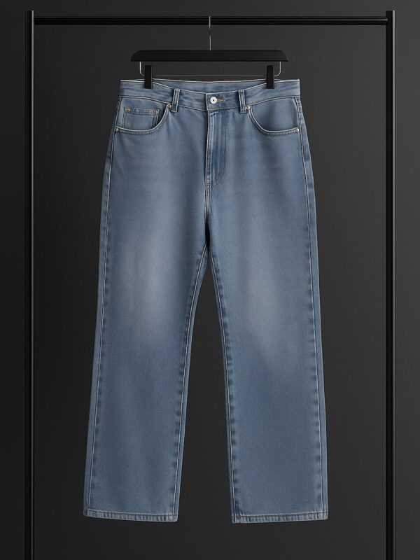 itsninetees Men’s Relaxed Fit Blue Denim Jeans